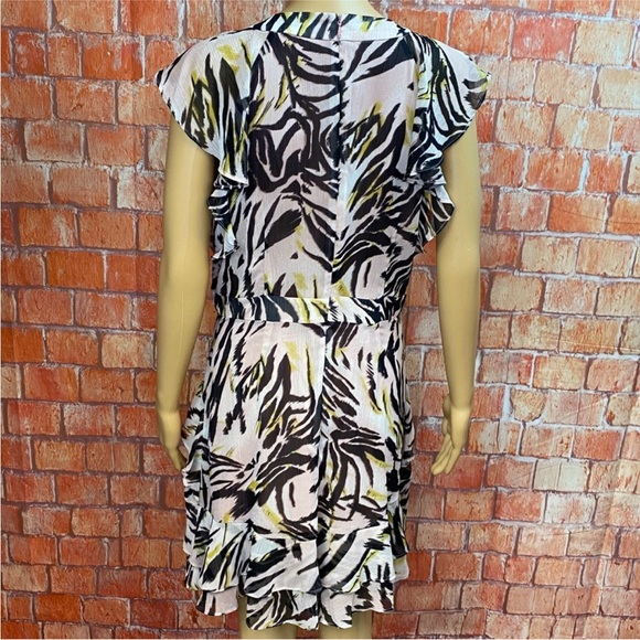 Bar III Zebra Print Chiffon Dress - Picture 9 of 14